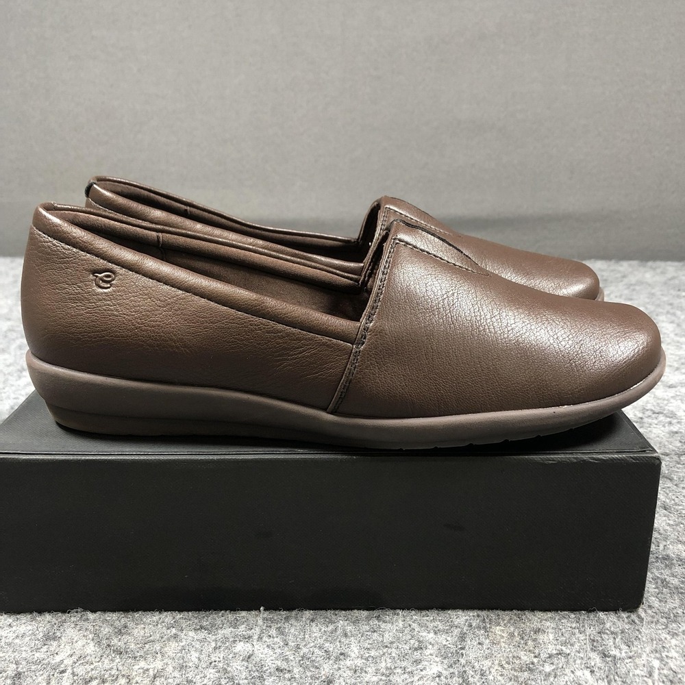 Easy Spirit Searlie 3 Shoes Womens 9 Brown Slip On Comfort Casual Flats - Picture 8 of 16